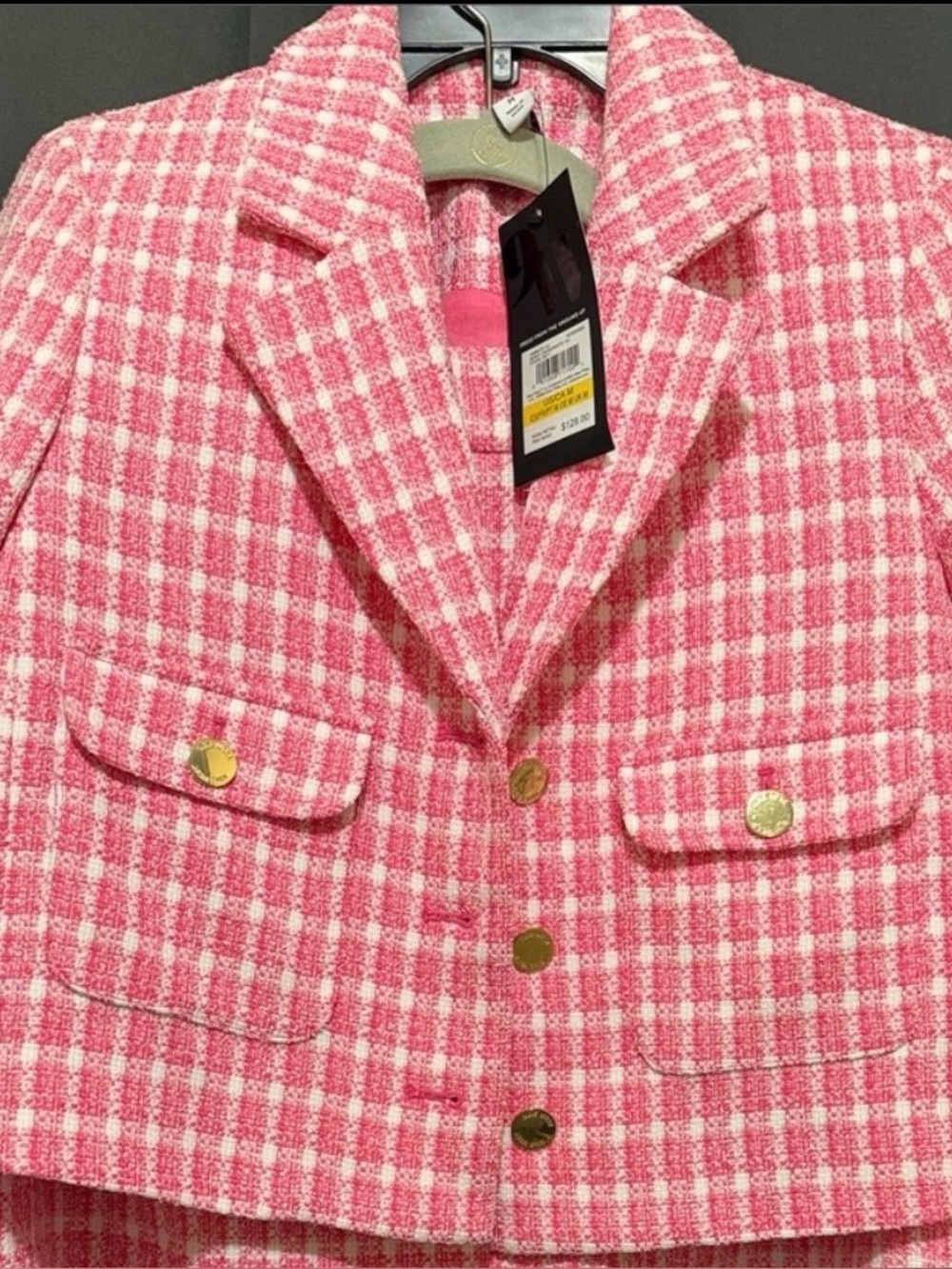 Nine West Preppy Pink  Blazer Medium NWT